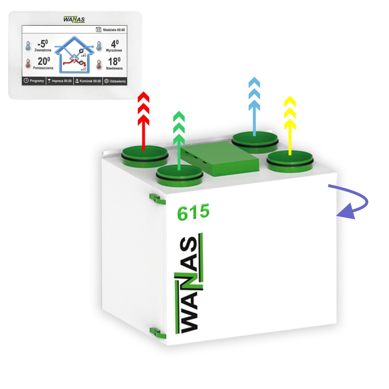 Rekuperatory WANAS seria BASIC - obrazek 24
